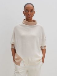 Someday Golf "Temily" w kolorze kremowo-beżowym rozmiar: M. Brązowe golfy damskie Someday, m, bez wzorów, z wełny, bez ramiączek. Za 304.99 zł.