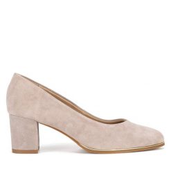 Czółenka Lasocki. Brązowe czółenka damskie Lasocki, bez wzorów, bez obcasa. Za 229.99 zł.