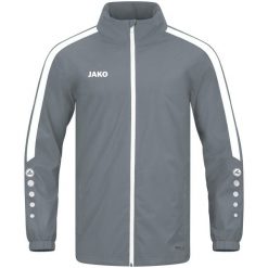 Kurtka wodoodporna Jako Power. Szare kurtki damskie Jako, m, bez wzorów, z materiału, z kapturem. Za 293.30 zł.