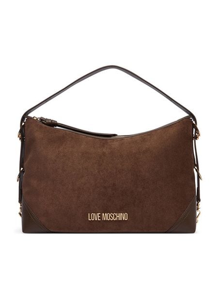 LOVE MOSCHINO Torebka JC4090PP1PLD130A Brązowy. Brązowe torebki klasyczne damskie Love Moschino, bez wzorów, ze skóry, bez dodatków. Za 828.99 zł.