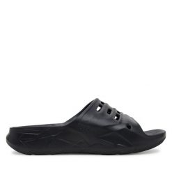 Klapki Teva. Czarne klapki damskie Teva, bez wzorów, bez obcasa. Za 149.99 zł.