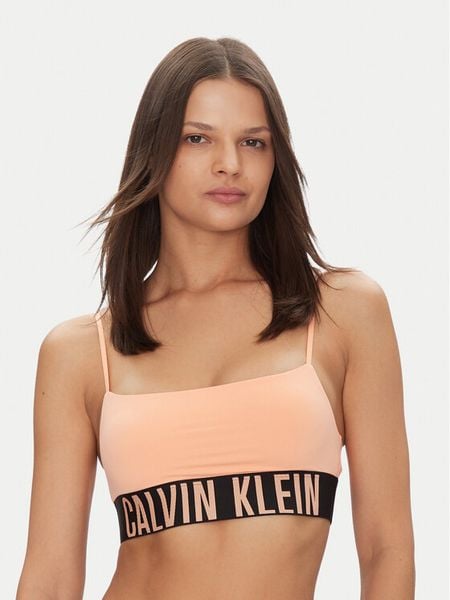 Calvin Klein Underwear Biustonosz top 000QF7631E Różowy. Czerwone biustonosze Calvin Klein Underwear, bez wzorów, z syntetyku. Za 99.99 zł.