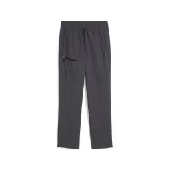 Spodnie cargo Puma Pumatech Woven. Szare spodnie materiałowe męskie Puma, bez wzorów, z materiału, sportowe. Za 244.50 zł.
