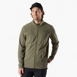 Bluza polarowa turystyka męska Swedemount Lofoten Fleece. Zielone bluzy bez kaptura męskie SWEDEMOUNT, m, z polaru. Za 199.99 zł.