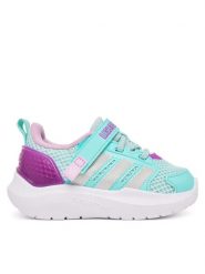 Adidas Sneakersy Lightorama Runner Shoes Infants KJ9720 Turkusowy. Niebieskie buty sportowe dziewczęce Adidas, bez wzorów, z materiału, bez zapięcia. Za 219.99 zł.
