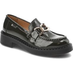 Zielone Mokasyny Nessi Eleganckie Skórzane Buty Damskie. Zielone mokasyny damskie Nessi, ze skóry. Za 339.00 zł.