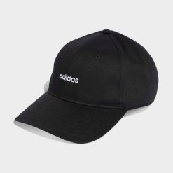 Czapka z daszkiem ADIDAS. Czarne czapki męskie Adidas, bez wzorów, klasyczne. Za 52.49 zł.