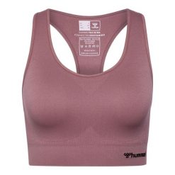 Stanik fitness cardio Hummel hmltif. Fioletowe biustonosze sportowe damskie HUMMEL, bez wzorów. Za 128.00 zł.