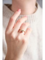 Lodie Silver Pierścionek z cyrkonią rozmiar: onesize. Szare pierścionki damskie Lodie Silver, z cyrkonią, z mosiądzu. Za 70.41 zł.
