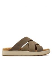 Keen Klapki Elle Mixed 1027277 Brązowy. Brązowe klapki damskie Keen, bez wzorów, z materiału, bez obcasa. Za 249.99 zł.