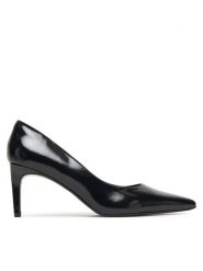Calvin Klein Szpilki Ess Stiletto 70 Shiny Lth HW0HW02828 Czarny. Czarne szpilki CALVIN KLEIN, bez wzorów, ze skóry, bez obcasa. Za 589.99 zł.