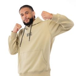 Bluza z kapturem Metal Boxe Desert Storm. Brązowe bluzy sportowe damskie METAL BOXE, l, bez wzorów, z bawełny, bez ramiączek, z kapturem. Za 272.00 zł.