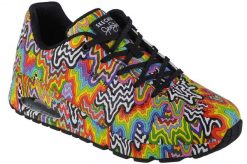 Buty sportowe Sneakersy damskie, Uno - Infinite Drip. Buty sportowe na co dzień damskie Skechers, bez wzorów, z materiału, trekkingowe. Za 399.99 zł.
