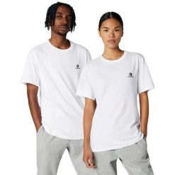 Koszulka Converse Go-To Embroidered Star Chevron, Dla obu płci. Białe t-shirty damskie Converse, xl, bez wzorów, z bawełny, bez ramiączek. Za 290.00 zł.