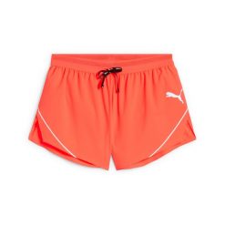 Szorty Puma Raceday Ultraweave Split 3". Czerwone szorty męskie Puma, bez kołnierzyka. Za 258.50 zł.
