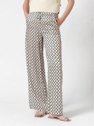 Rosner Spodnie w kolorze niebiesko-beżowym rozmiar: W42/L32. Brązowe spodnie materiałowe damskie Rosner, bez wzorów, z materiału. Za 195.99 zł.