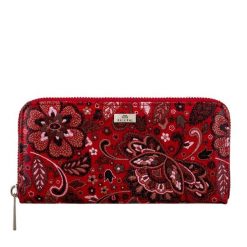 Czerwony Portfel Damski Skórzany BajuBaj – Kolorowa Elegancja i Praktyczny Styl w Jednym PD090s167. Czerwone portfele damskie bez wzorów, ze skóry. Za 170.00 zł.