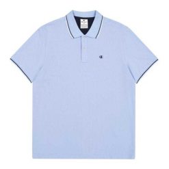 Koszulka Polo Męska. Niebieskie koszulki polo męskie CHAMPION, m, bez wzorów, bez ramiączek. Za 157.99 zł.
