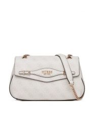 Guess Torebka Katya HWSG96 52210 Écru. Torebki klasyczne damskie Guess, z aplikacjami, ze skóry, bez dodatków. Za 409.99 zł.
