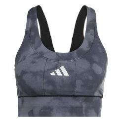 Biustonosz dla kobiet adidas adi365. Czarne biustonosze sportowe damskie Adidas, bez wzorów, z materiału. Za 233.70 zł.