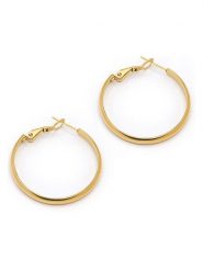 MOODE Kolczyki-kreole "Cindy" rozmiar: onesize. Żółte kolczyki damskie MOODE, ze stali. Za 30.99 zł.