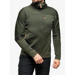 Bluza turystyczna męska Fjallraven Abisko Trail Fleece. Zielone bluzy bez kaptura męskie Fjällräven, m. Za 644.99 zł.