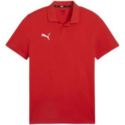 Koszulka męska Puma Team Goal Casuals Polo. Czerwone koszulki polo męskie Puma, m, bez ramiączek, do piłki nożnej. Za 99.00 zł.