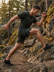 Szorty sportowe SNSY PERFORMANCE - wielobarwny. Szorty męskie Sinsay, bez wzorów, sportowe. Za 39.99 zł.