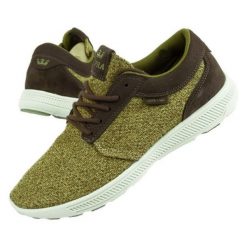 Buty sportowe Supra Hammer Run 08128-285 zielone. Zielone buty sportowe na co dzień męskie z materiału, bez zapięcia. Za 212.19 zł.