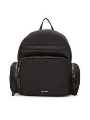 JENNY Plecak C-JNY-M-003-08 Czarny. Czarne plecaki damskie Jenny, bez wzorów, z materiału. Za 149.99 zł.