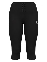 Odlo Legginsy "Essentials" w kolorze czarnym do biegania rozmiar: M. Czarne legginsy damskie Odlo, m, bez wzorów, z materiału, do biegania. Za 162.49 zł.