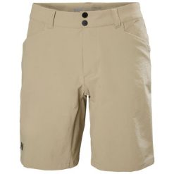 Damskie spodenki softshellowe Helly Hansen Brona. Brązowe szorty damskie Helly Hansen, bez wzorów, z elastanu, eleganckie. Za 368.00 zł.