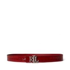 Pasek LAUREN RALPH LAUREN. Czerwone paski damskie Lauren Ralph Lauren, bez wzorów. Za 519.99 zł.