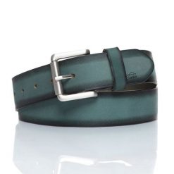 TOM TAILOR PASEK SKÓRZANY SOPO-TT376 467 40mm Ledergürtel RO2689. Zielone paski męskie Tom Tailor, bez wzorów, klasyczne. Za 79.99 zł.