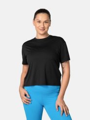 KARI TRAA Koszulka sportowa "Una" w kolorze czarnym rozmiar: XS. Czarne bluzki sportowe damskie Kari Traa, xs, bez wzorów, z materiału, bez ramiączek. Za 100.99 zł.