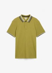 Koszulka polo z piki z czystej bawełny organicznej. Czerwone koszulki polo męskie bonprix, m, bez wzorów, z bawełny, bez ramiączek. Za 72.99 zł.