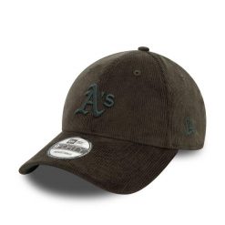 Czapka z daszkiem męska 9FORTY Oakland Athletics MLB Cord Cap. Zielone czapki męskie New Era, bez wzorów, z bawełny, sportowe. Za 139.99 zł.