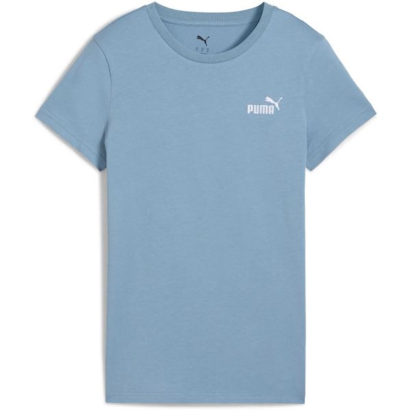 Koszulka damska Puma Small No. 1. Niebieskie bluzki sportowe damskie Puma, l, bez wzorów, z bawełny, bez ramiączek. Za 72.99 zł.