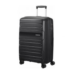 American Tourister Sunside 51G-09-002 (czarna). Czarne walizki AMERICAN TOURISTER, bez wzorów. Za 399.00 zł.