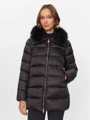 Hetregó Kurtka puchowa Sena 8K603F 23WD02 Czarny Regular Fit. Czarne kurtki damskie HETREGO, bez wzorów, z puchu, bez kaptura. Za 1,849.00 zł.