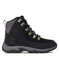 Trapery Timberland. Czarne trapery damskie Timberland, bez obcasa. Za 659.99 zł.