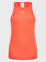 Reebok Top Perforated HH7385 Pomarańczowy Regular Fit. Brązowe topy damskie Reebok, s, bez wzorów, z syntetyku, bez kołnierzyka. Za 79.99 zł.