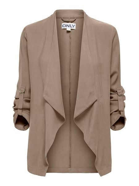 ONLY Marynarka Lalia 15367395 Brązowy jasny Regular Fit. Brązowe marynarki i żakiety damskie Only, xs, bez wzorów, z wiskozy. Za 199.99 zł.