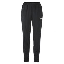 Damskie spodnie dresowe Craft Evolve 2.0. Czarne spodnie sportowe damskie Craft, xl, z dresówki, na fitness i siłownię. Za 244.80 zł.