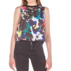 Koszulka sportowa damska Superdry Run Cropped Loose bez rękawów. Czarne bluzki sportowe damskie Superdry., xs, bez wzorów, z bawełny, bez ramiączek. Za 102.00 zł.