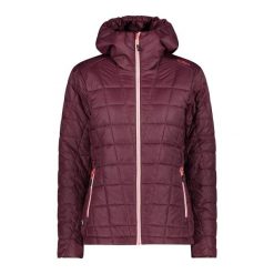 Damska kurtka z kapturem CMP Unlimitech. Brązowe kurtki damskie CMP, bez wzorów, z puchu, z kapturem. Za 484.00 zł.