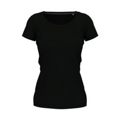 Damska Koszulka Z Okrągłym Dekoltem Claire. Czarne t-shirty damskie Stedman, xs, bez wzorów, bez kołnierzyka. Za 57.99 zł.