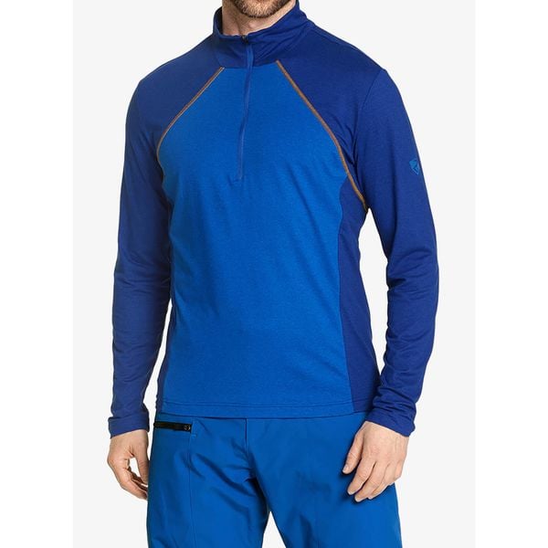Bluza termoaktywna męśka Ziener Jito. Niebieskie bluzy bez kaptura męskie Ziener, m. Za 209.99 zł.