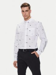 Tommy Jeans Koszula Critter DM0DM19521 Biały Regular Fit. Białe koszule męskie Tommy Jeans, m, bez wzorów, z bawełny, bez kołnierzyka, bez ramiączek. Za 169.99 zł.