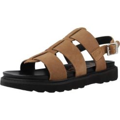 Sandały KICKERS NEOSINEAD Brązowy. Brązowe sandały damskie Kickers, bez wzorów, ze skóry, bez obcasa. Za 336.15 zł.